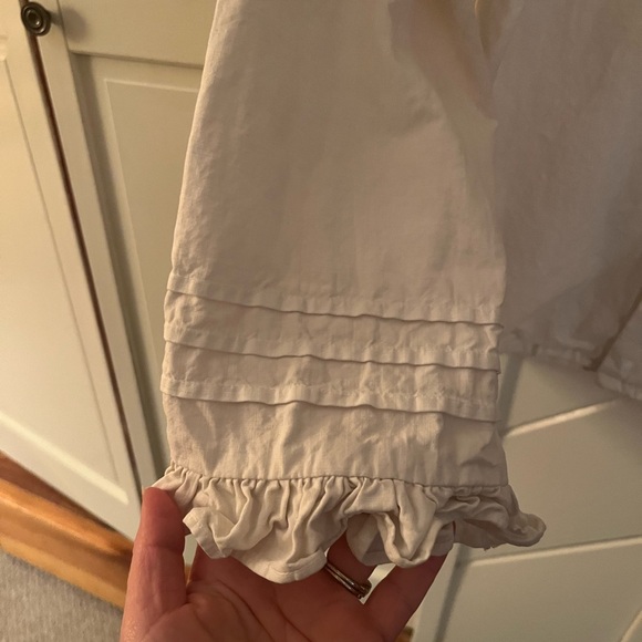 Rudy Jude White Pillowcase Button-Up Blouse - Picture 2 of 5